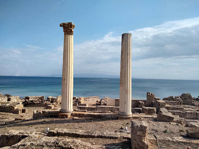 Tharros: Roman columns